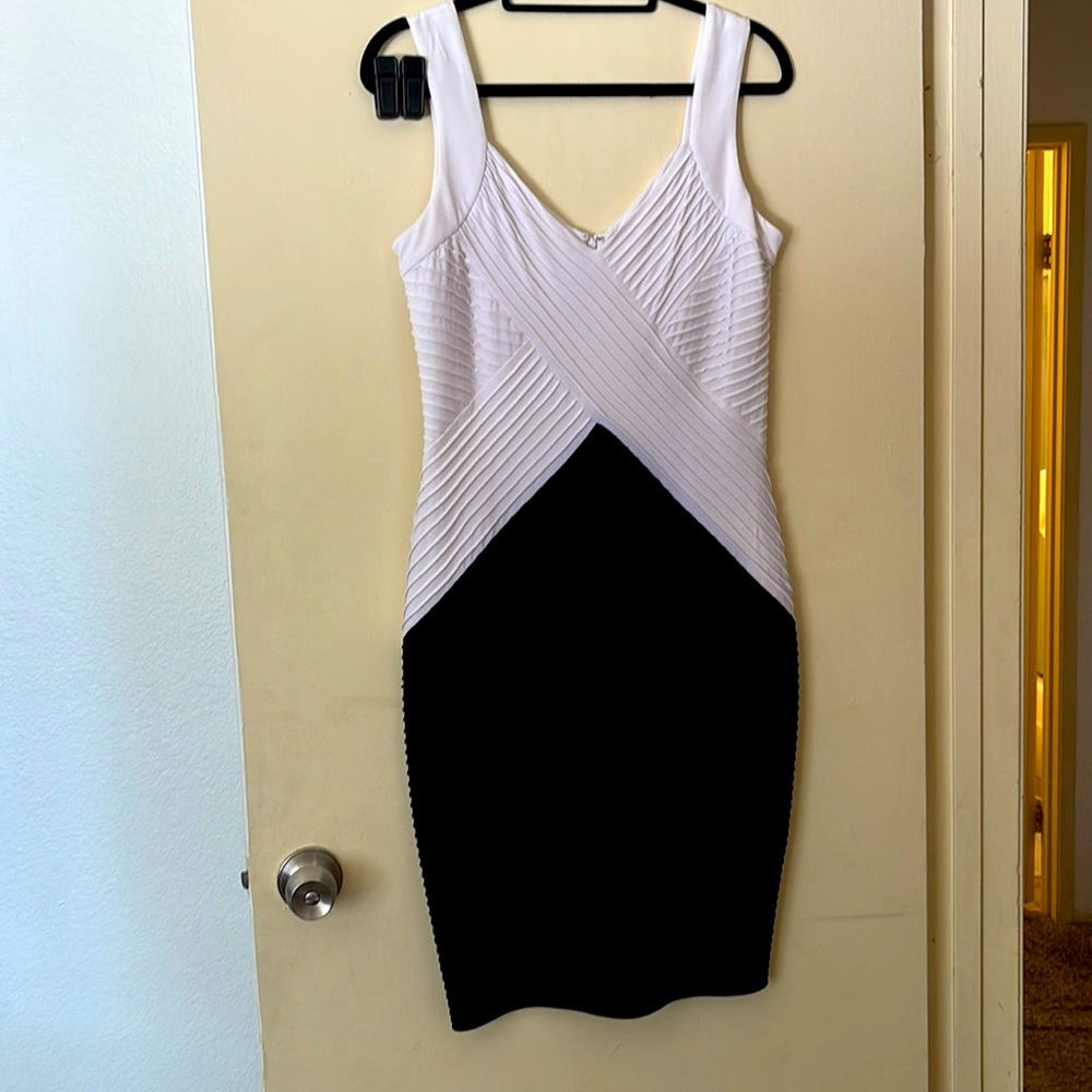 Calvin Klein dress black and white